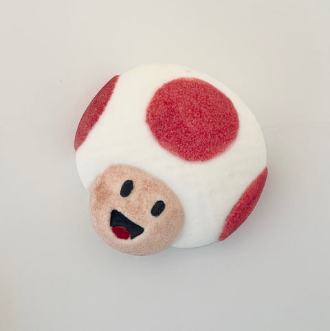 Super mushroom gamer theme bath bomb