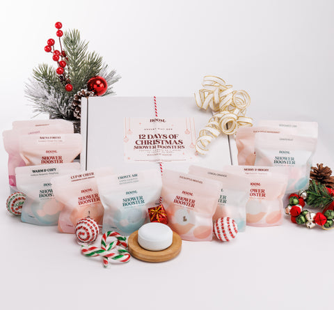 Advent -12 days of Shower Boosters Christmas Gift box