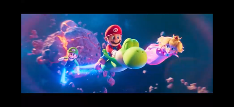 Mario Galaxy Fizzy Bath Bits 200 Grams