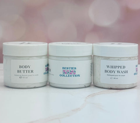 The Besties Summer exfoliating body wash  Sampler Collection