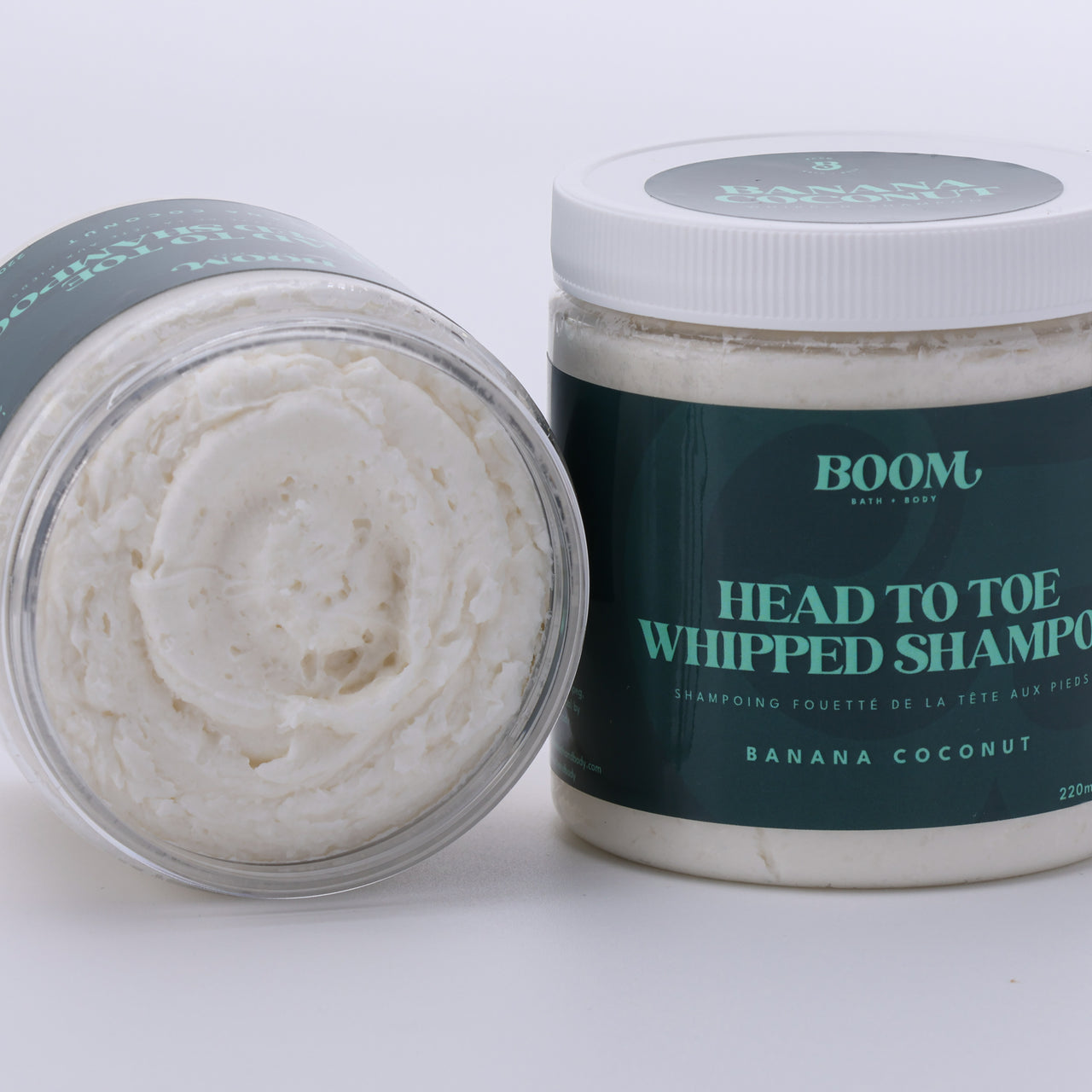 Banana Coconut Head to Toe Whipped Shampoo BOOM BATH & BODY