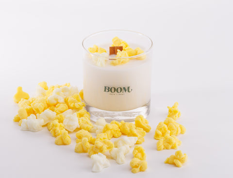 Hot Buttered Popcorn Deluxe Candle