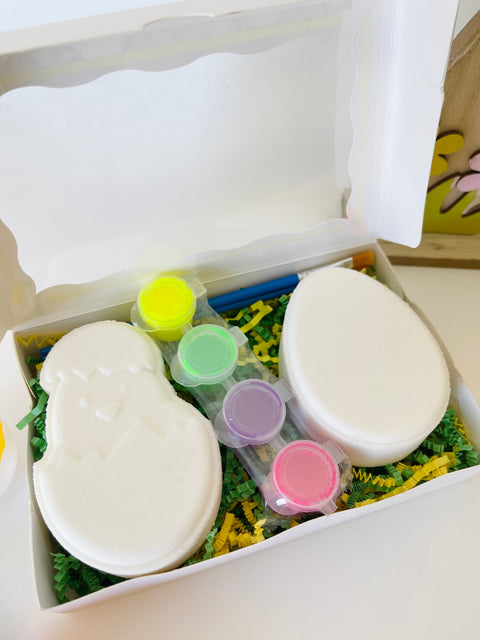 Paint your own Easter bath bombs set wholesale