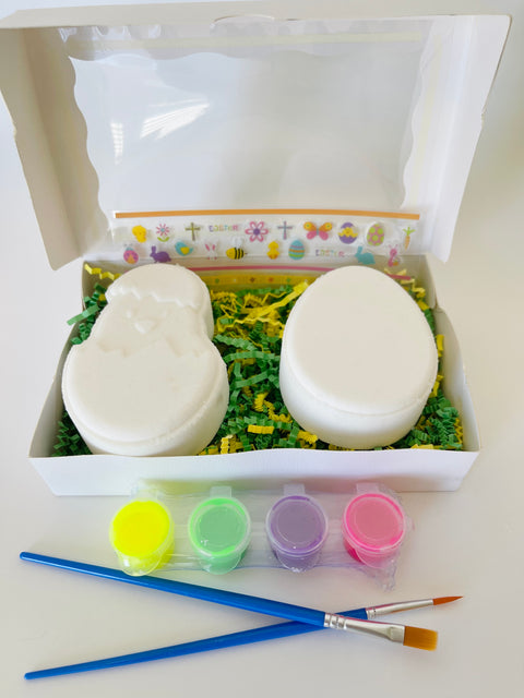 Paint your own Easter bath bombs set