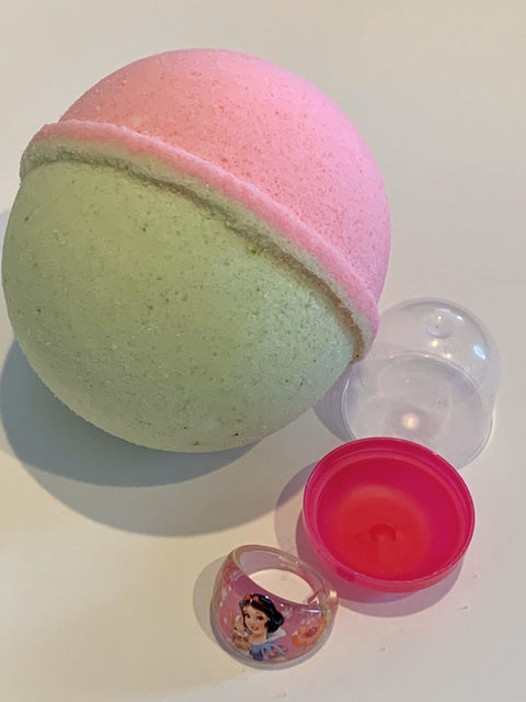 Fairy Tale Princess ring surprise toy bath bomb -gift for kids - CraftedBath