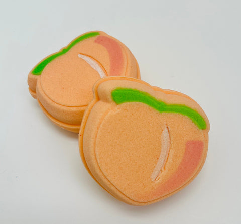 A “ real peach” bath bomb "B" grade