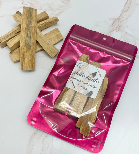 Natural Palo Santo sticks 3 pack holy wood incense mediation