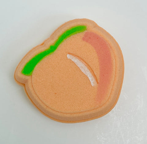 A “ real peach” bath bomb "B" grade