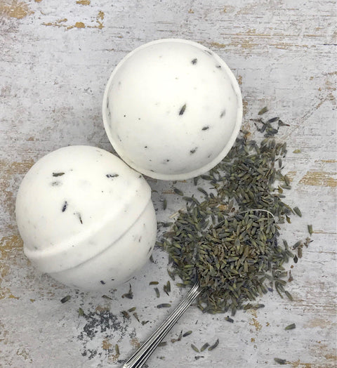 Natural lavender bath bomb wholesale - CraftedBath