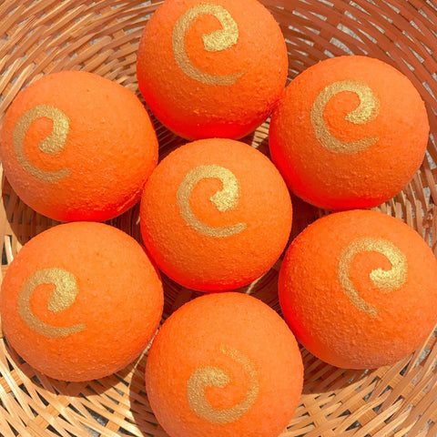 Orange satsuma citrus bomb - CraftedBath